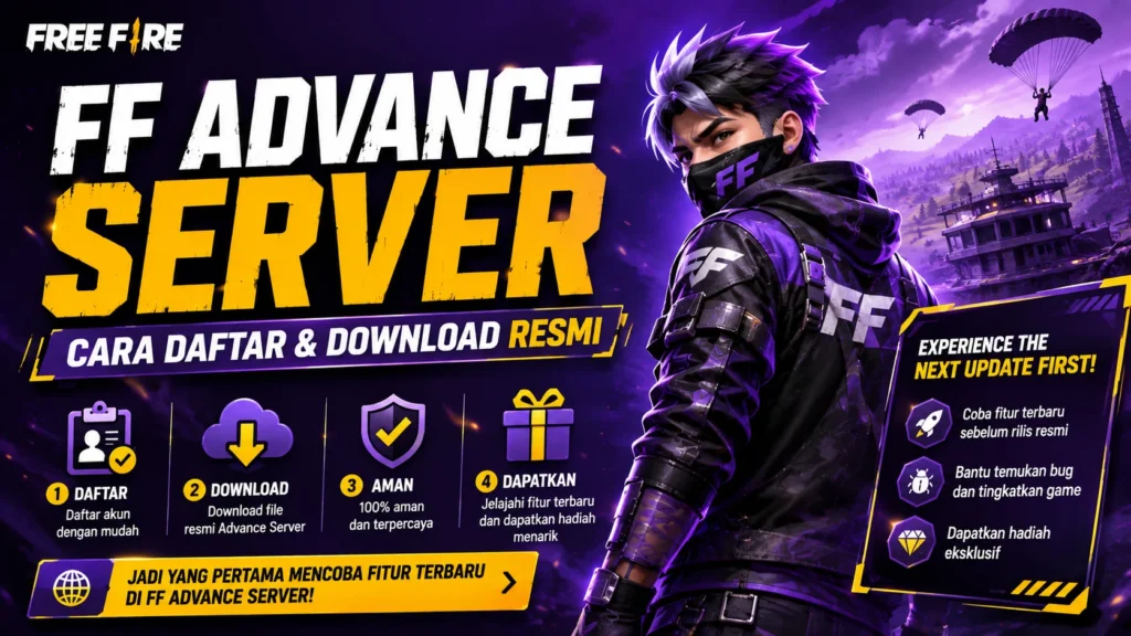 FF Advance Server | Cara Daftar & Download Resmi