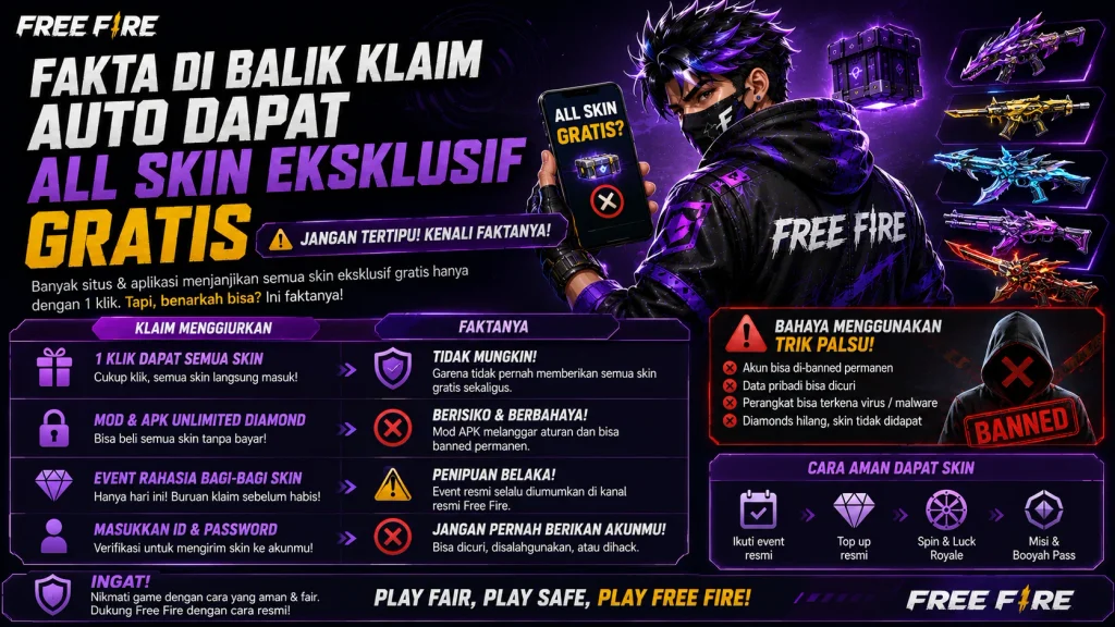 Fakta di Balik Klaim Auto Dapat All Skin Eksklusif Gratis